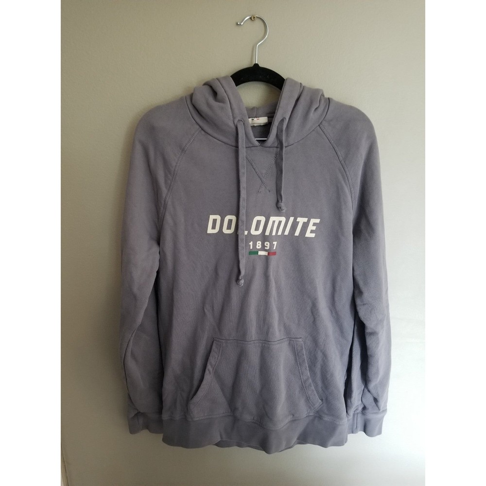 Dolomite 1897 logo hoodie hooded sweatshirt EU XL gray grey